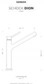Kuhinjska armatura Schock DION 510000 Copper
